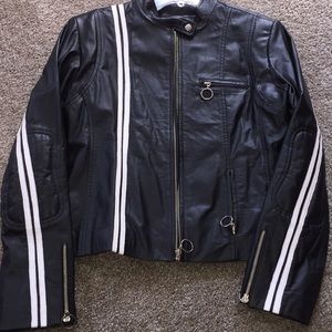 Black Moto Leather Jacket